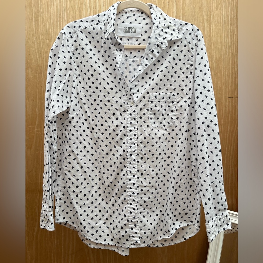Grayson Star pattern button down
